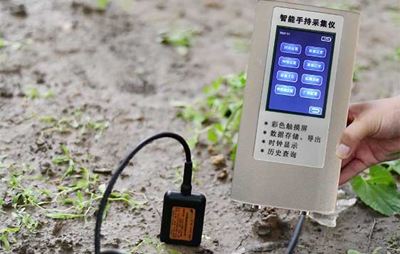 土壤水分、溫度、電導率、鹽分四合一檢測儀